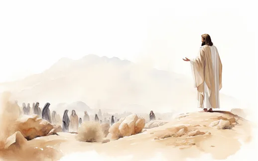 Person praying with peaceful spiritual symbolism